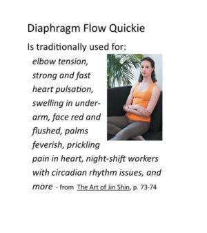 Jin Shin self help quickie Diaphragm Flow video recording