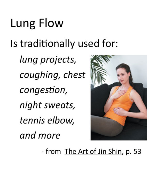 Jin Shin self help Lung Flow video recording