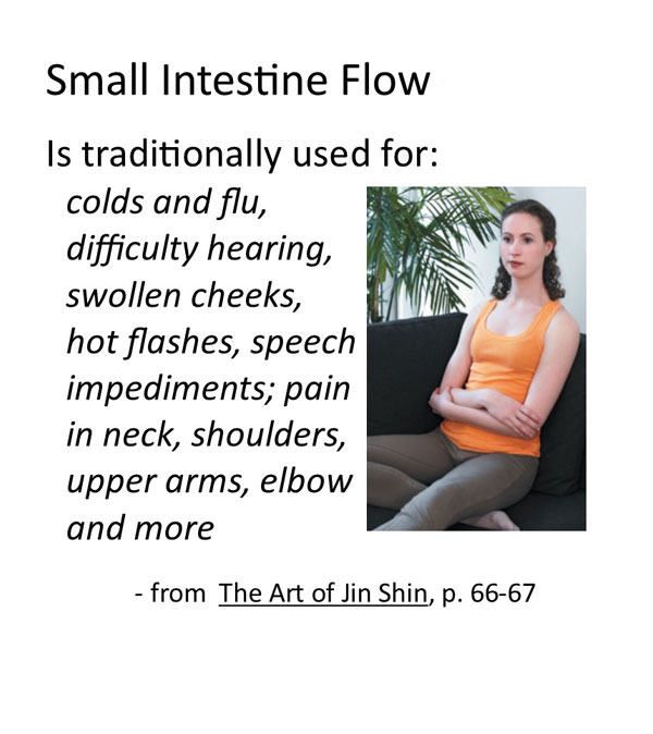 Jin Shin self help Small Intestine Flow video recording